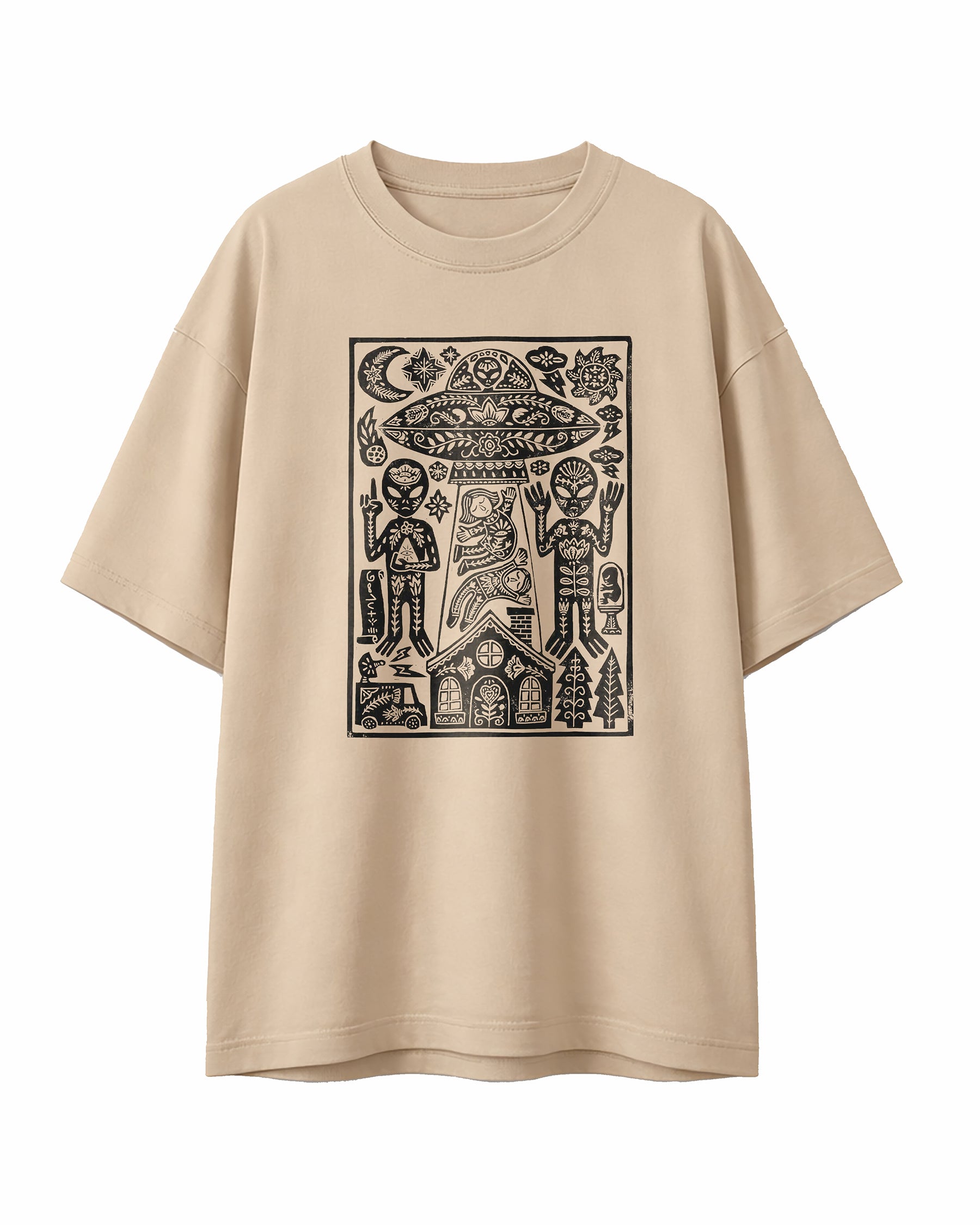 Aliens and space ship